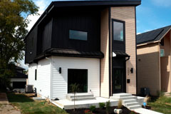Beacon Hill custom modern home exterior